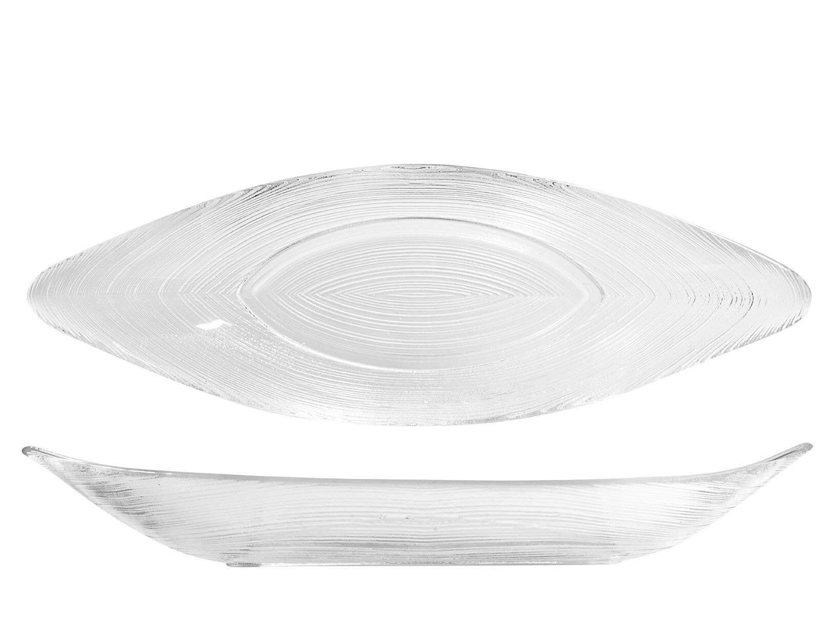 H&H - Wholesale Decorative Plate/Dish/Bowl - Oval Glass Bowl Circle cm 32X110