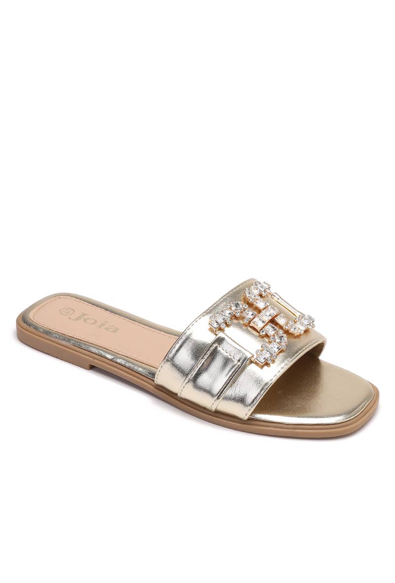 Joia Paris - Wholesale Sandals - Women's - Strap Sandal with Rhinestones SS -2424