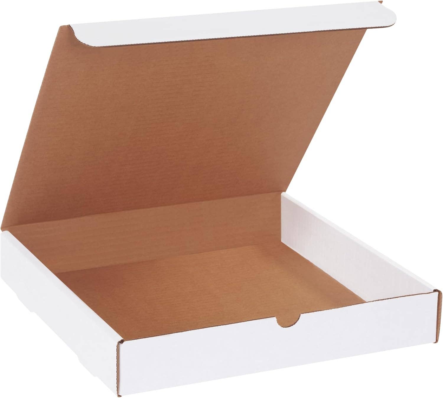 EcoQuality - Wholesale Food Storage Container - 12 inch White Pizza Boxes Durable Corrugated Cardboard for Takeout
