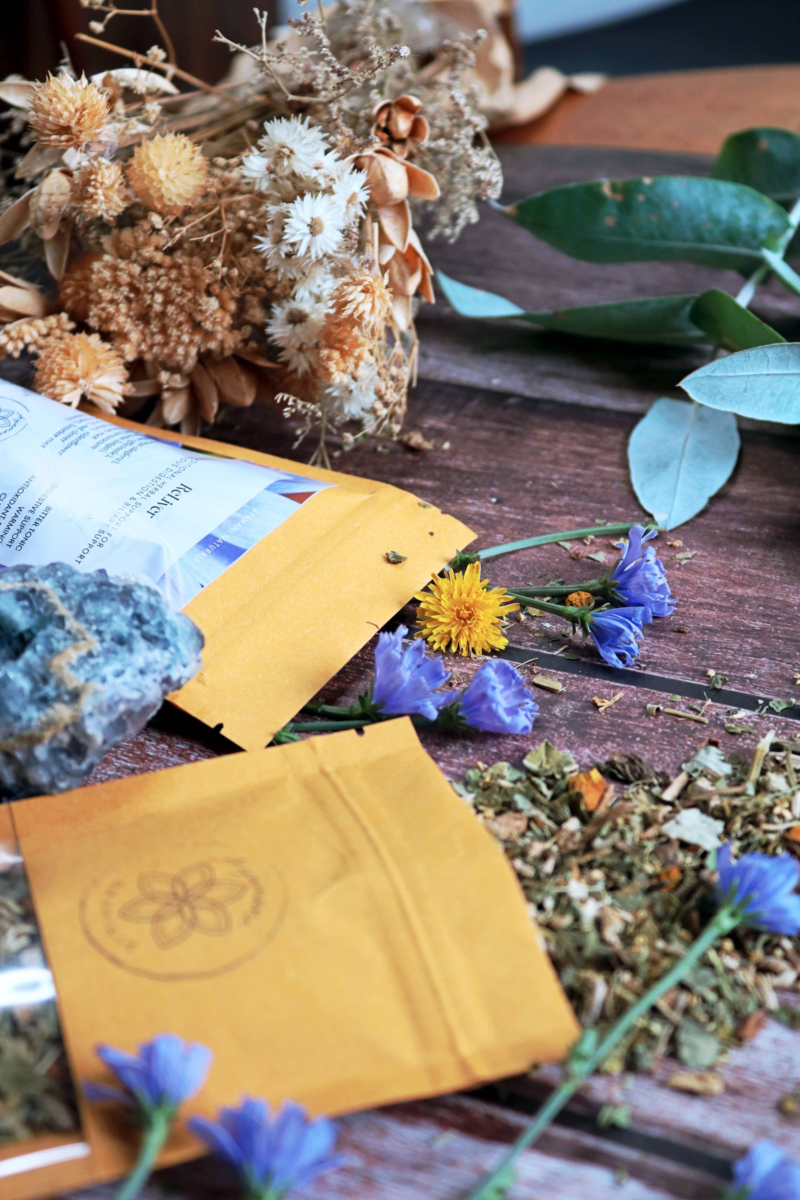 Ayamani Naturals - Vendita all'ingrosso Tisane salutari e depurative - ReLiver, tisana a base di erbe per il fegato - Nuova ricetta con erbe per il sistema biliare5