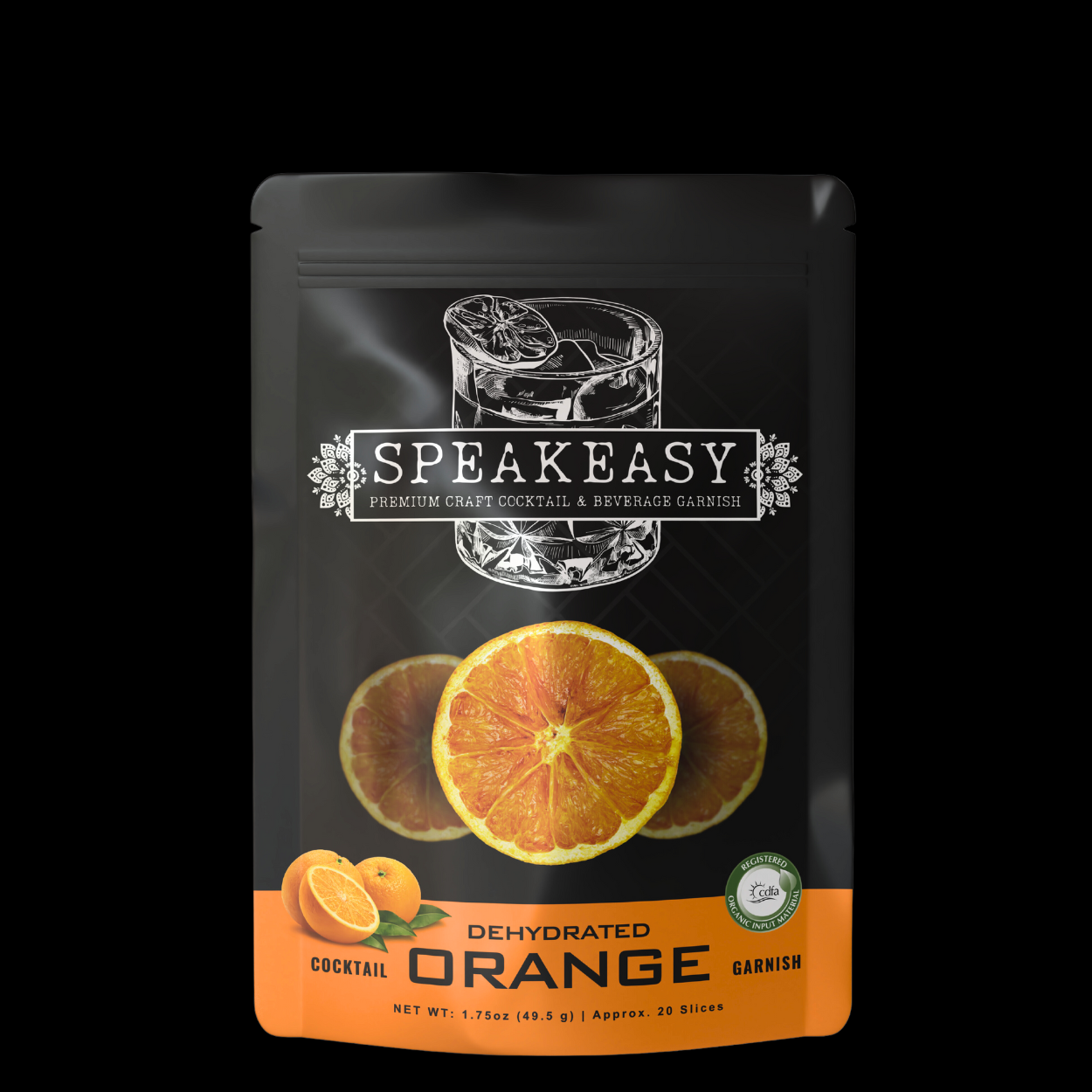 Speakeasy Premium Craft Cocktail Garnishes – wholesale Dried/dehydrated fruit – Dehydrated Orange Garnish Slices (Approx. 20 Slices)2