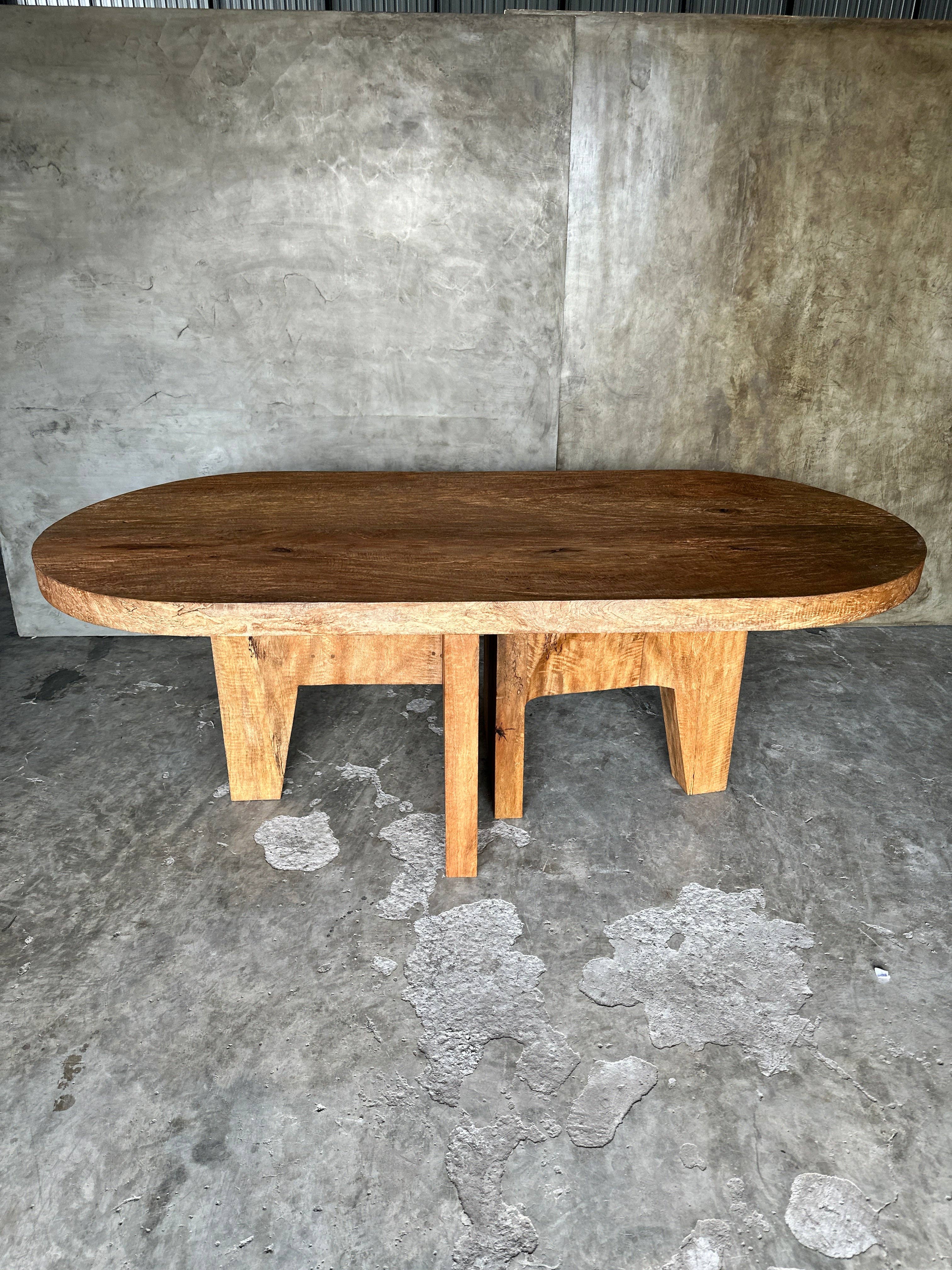 Office Objets - Wholesale Coffee Table - Massive mango wood table 2m10x1m92