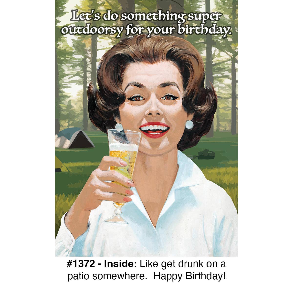 Magik Missile - Wholesale Birthday Card - "Something Super Outdoorsy" - Birthday Card0