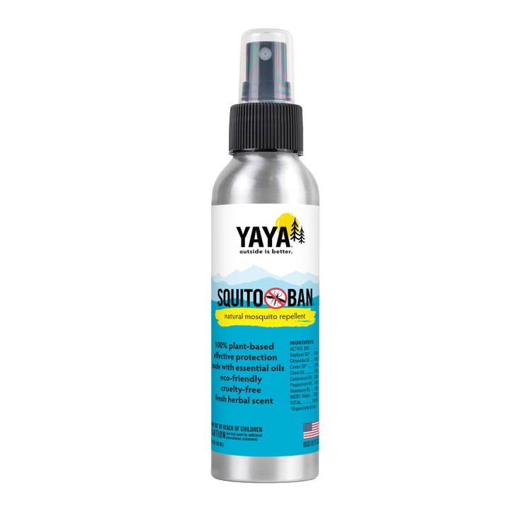 YAYA Organics - Wholesale Insect Repellent - Squito Ban All-Natural Mosquito Repellent - 4 oz.