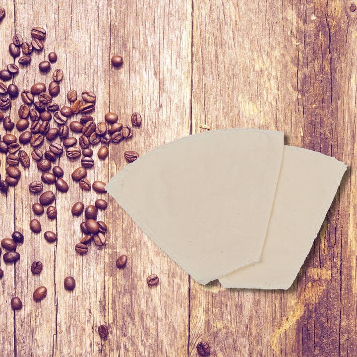 Zenker – wholesale Kaffefilter – 2-pack återanvändbara kaffefilter i bomull Fackelmann