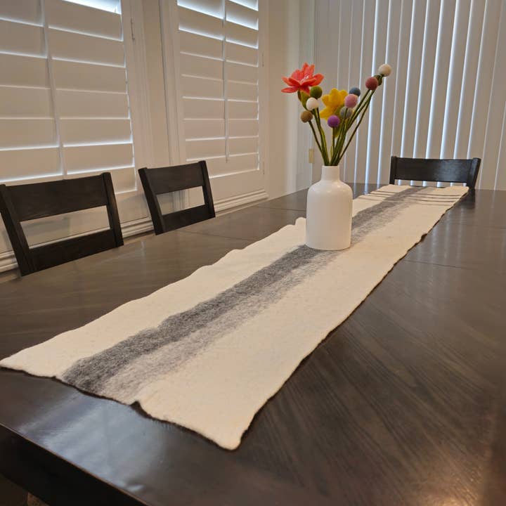 4Line Felted Inches wide Table Runner for wholesale by Feltiful