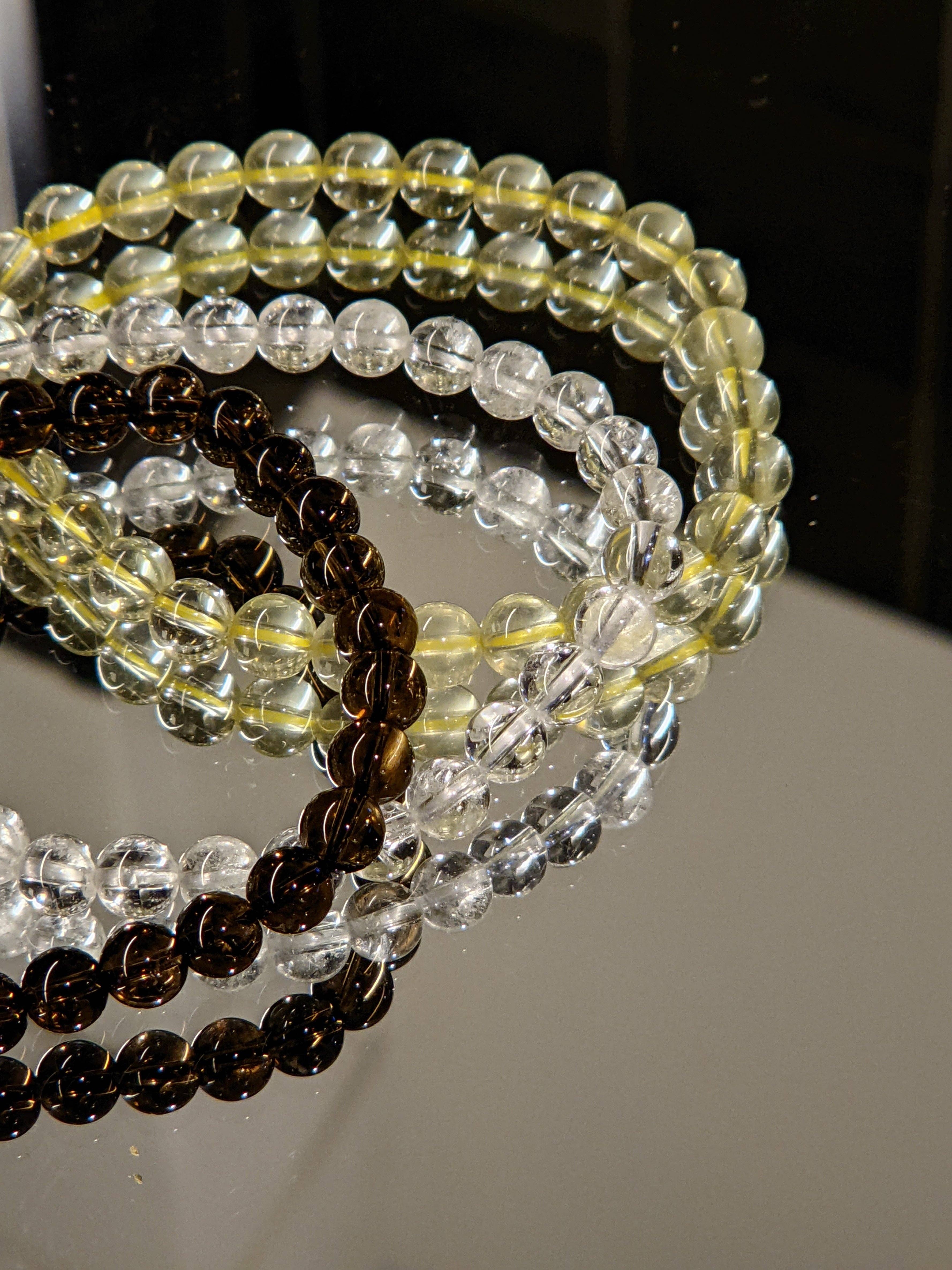 Moon Rituals - Wholesale Beaded Bracelet - Smoky Quartz Bracelet for Grounding & Solar Plexus Chakra Healing, Christmas Crystal Gift6