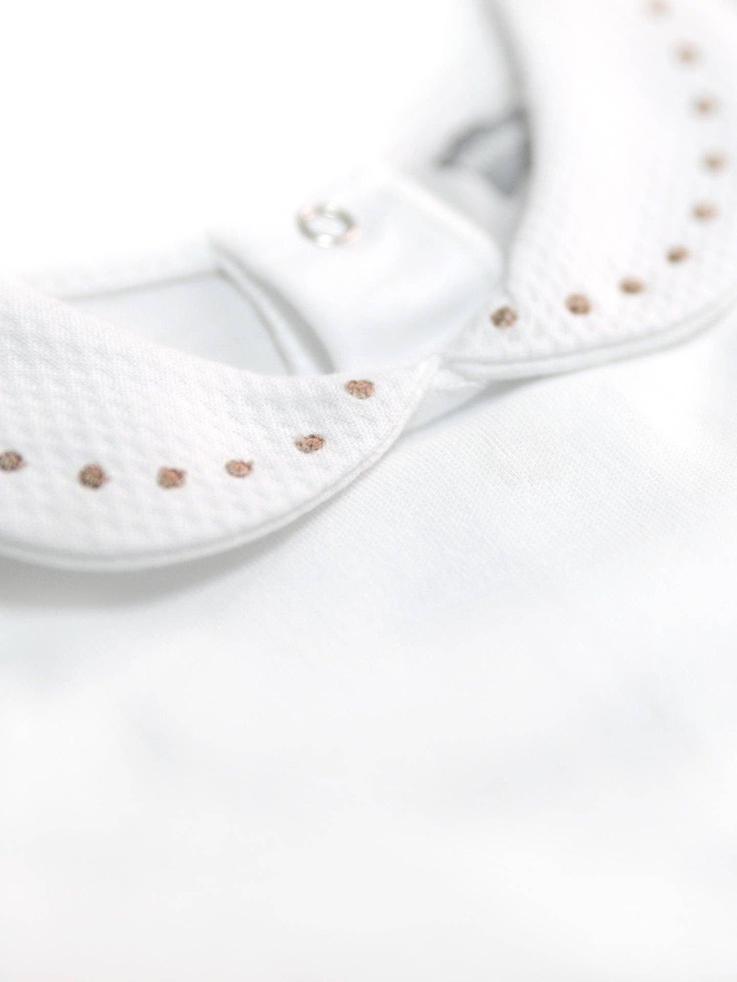 Minhon - Wholesale Bodysuit (Non-Footed) - Baby - Long Sleeve Embroidered Collar Bodysuit3