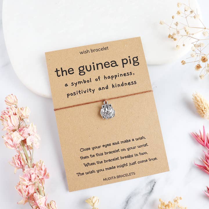 Il Braccialetto dei Desideri del Porcellino d'India per la vendita all'ingrosso da parte di Mudita Bracelets