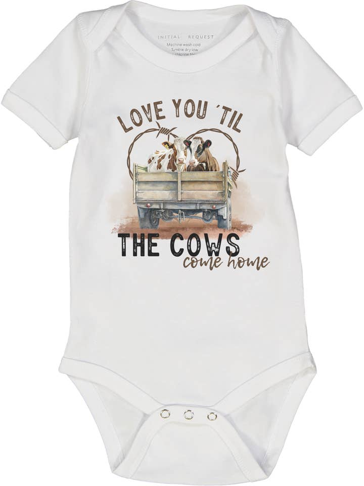 Love You Till the Cows Come Home ss Body for wholesale by Initial Request