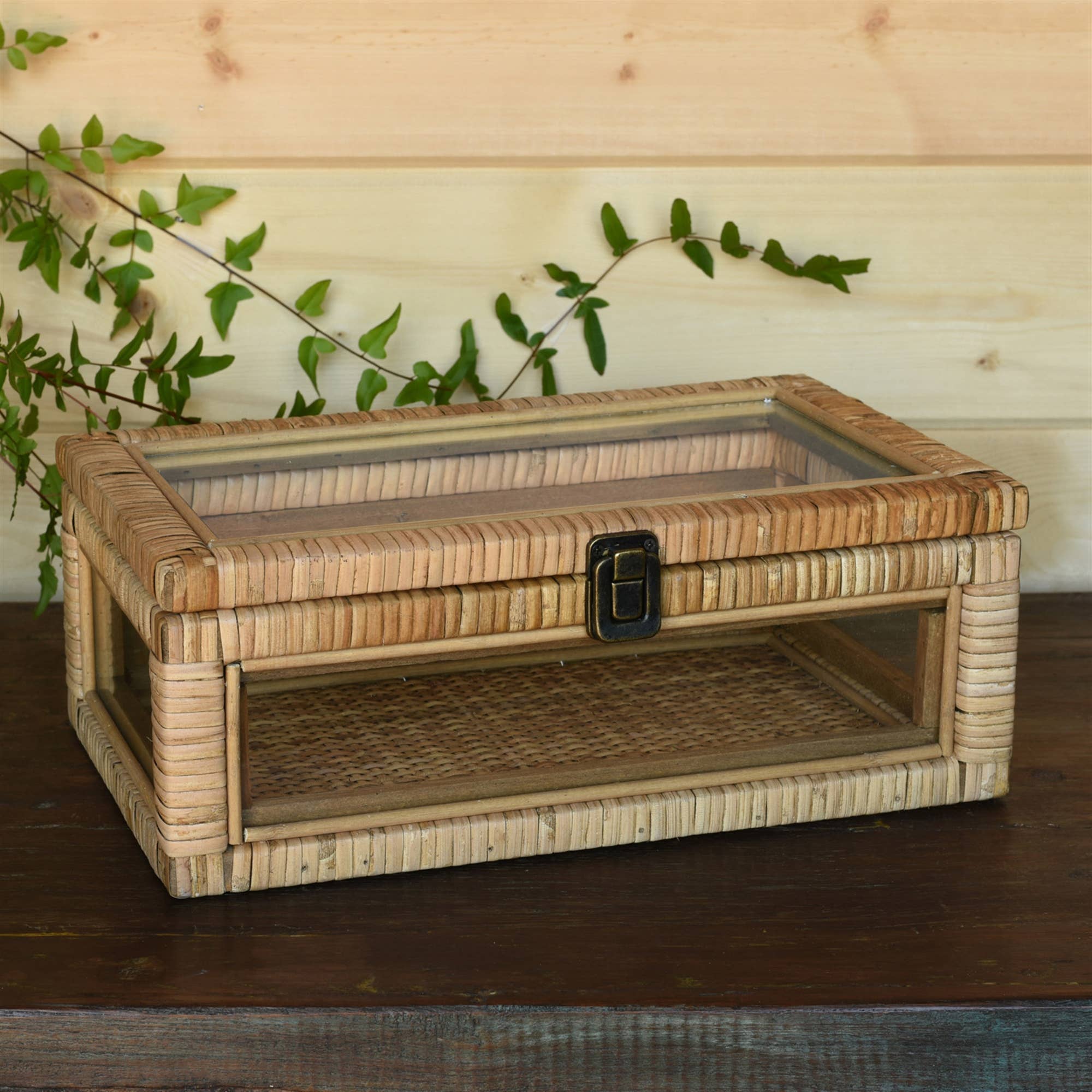 HomArt - Wholesale Decorative Box - Cayman Case, Rattan - Rectangle - Natural2