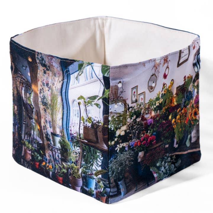 Maron Bouillie - Vendita all'ingrosso Cestini - Scatola di stoccaggio Parigi "Ramoscello" Fiorista1