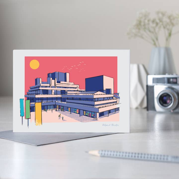 Rocket 68 - Wholesale Everyday Greeting Card - the National Theatre, London Card