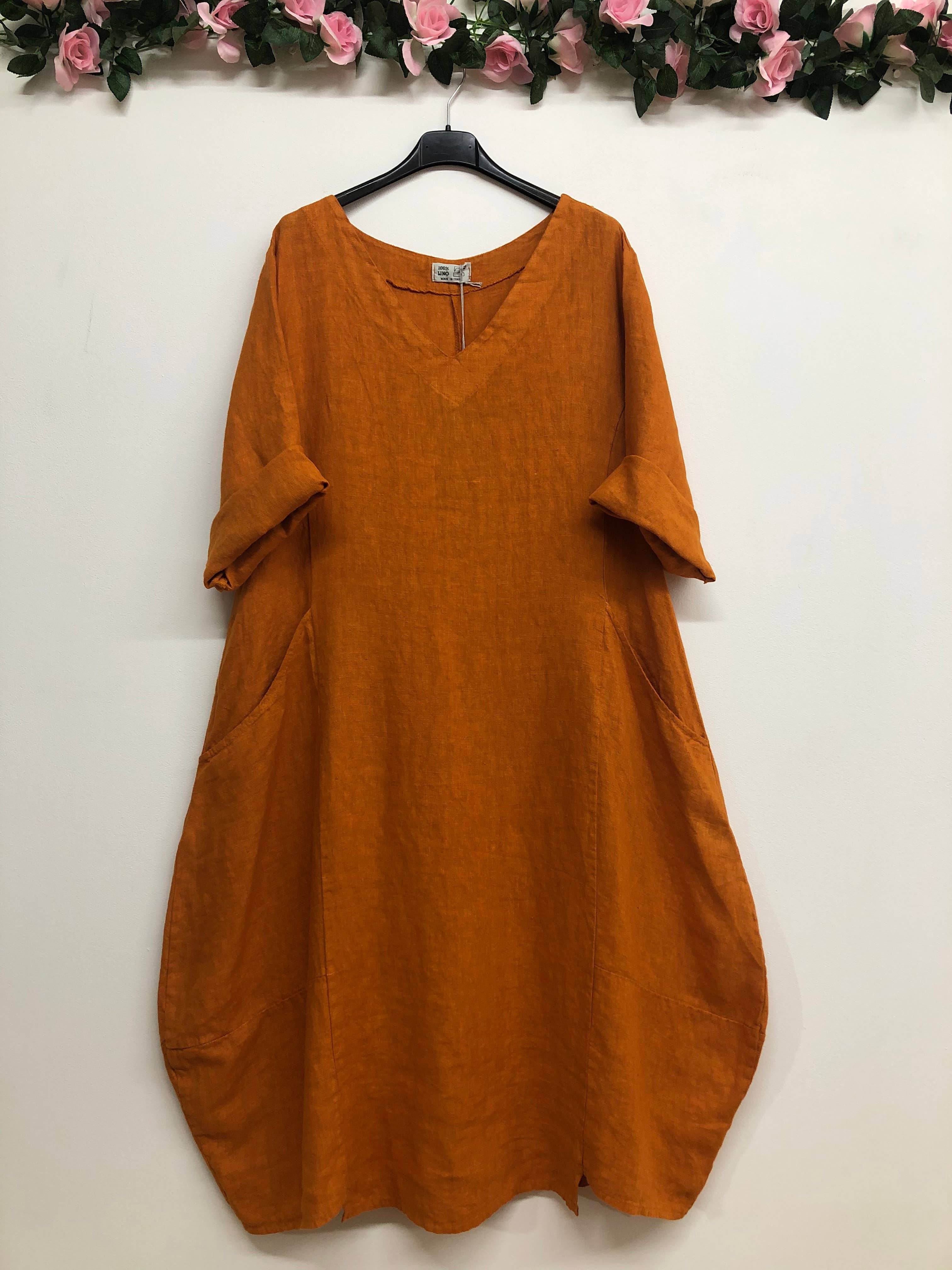 LINEN & COTTON HOUSE – wholesale Dress – Women's – 277 DRESS IN LINEN SPRING SUMMER CLOTHING28