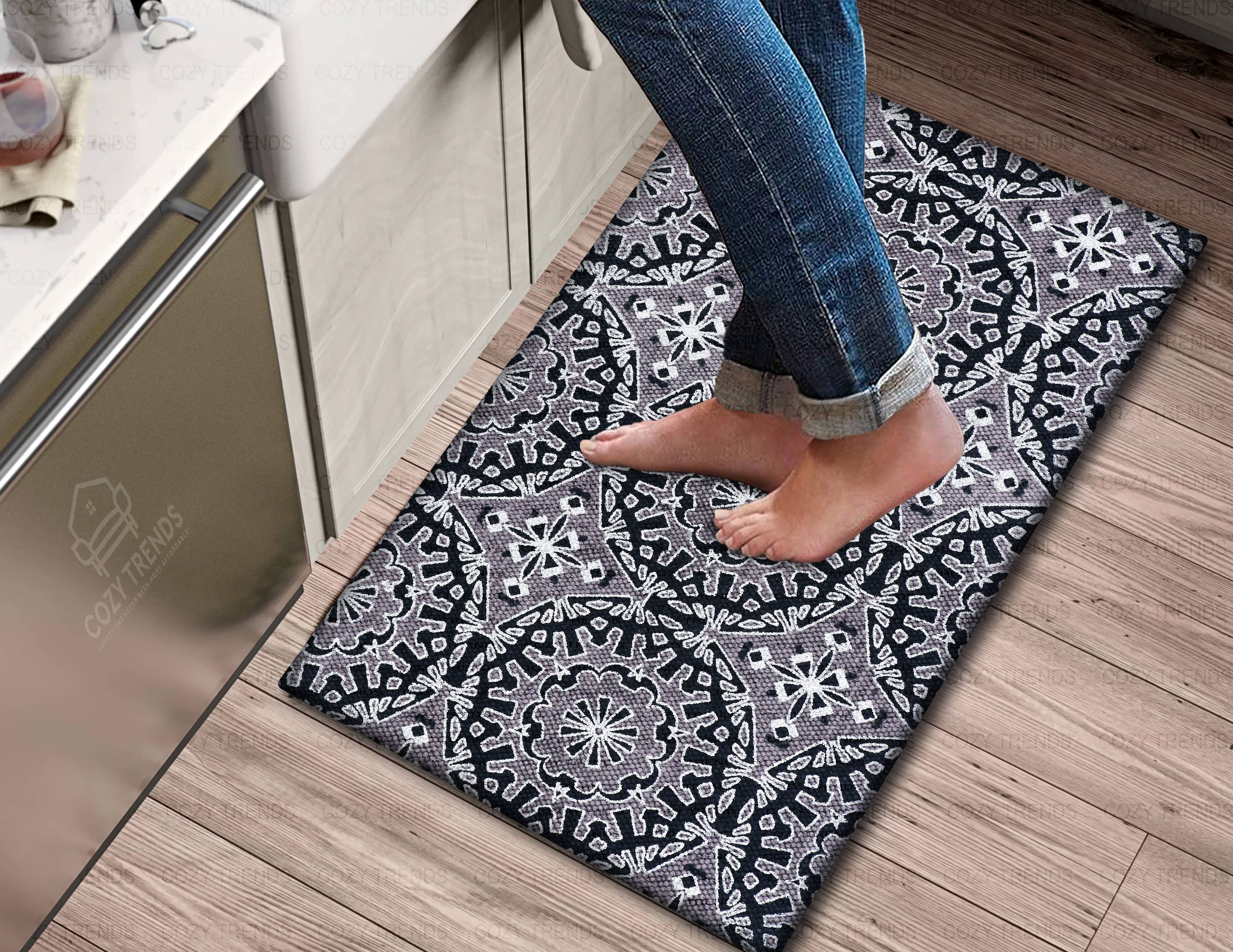 COZY HOMES COLLECTION - Wholesale Floor Mat - Standing Mat Cushioned Anti-Fatigue Kitchen Laundry 18x30''25