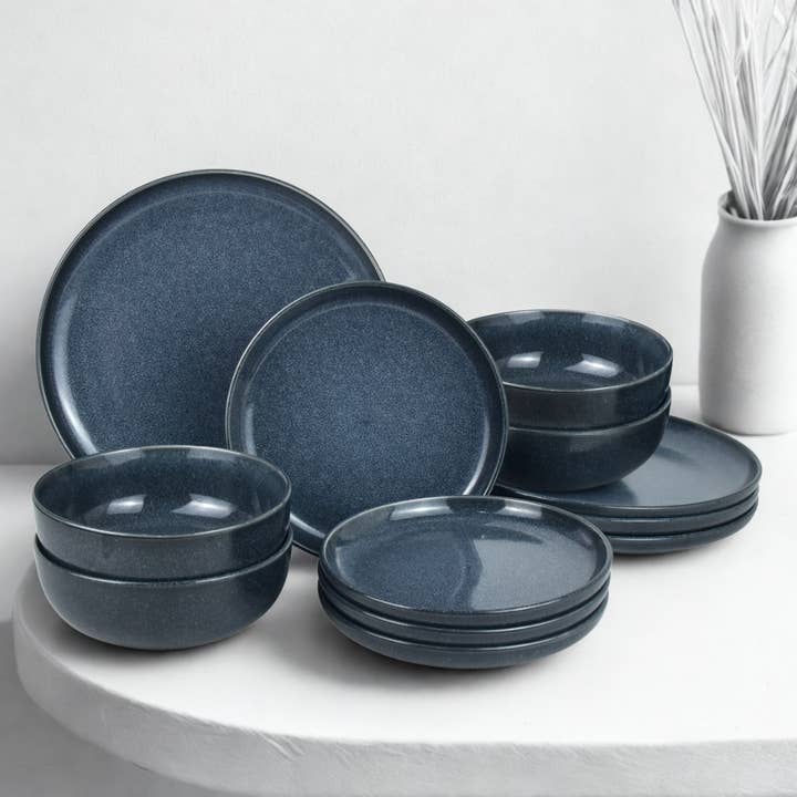 Black Pearl - 12 pcs Dinnerware Set for wholesale by Gourmet Edge