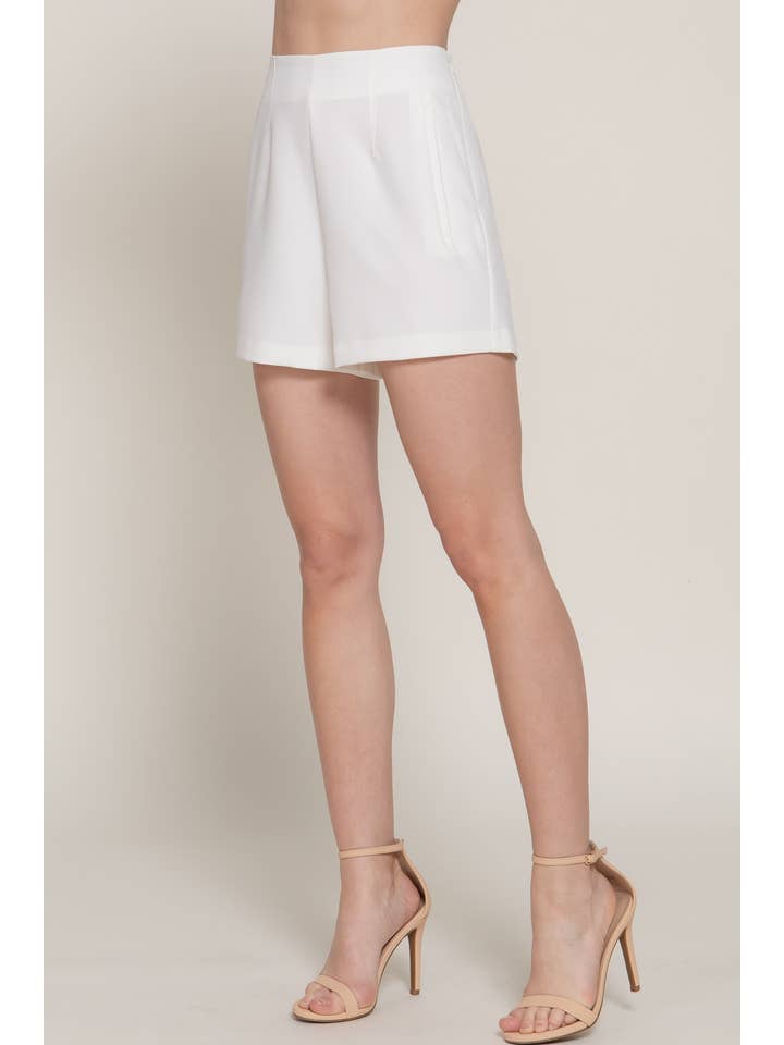 Active Basic | Active USA – wholesale Shorts – Dam – Shorts med hög midja Pinktuck25