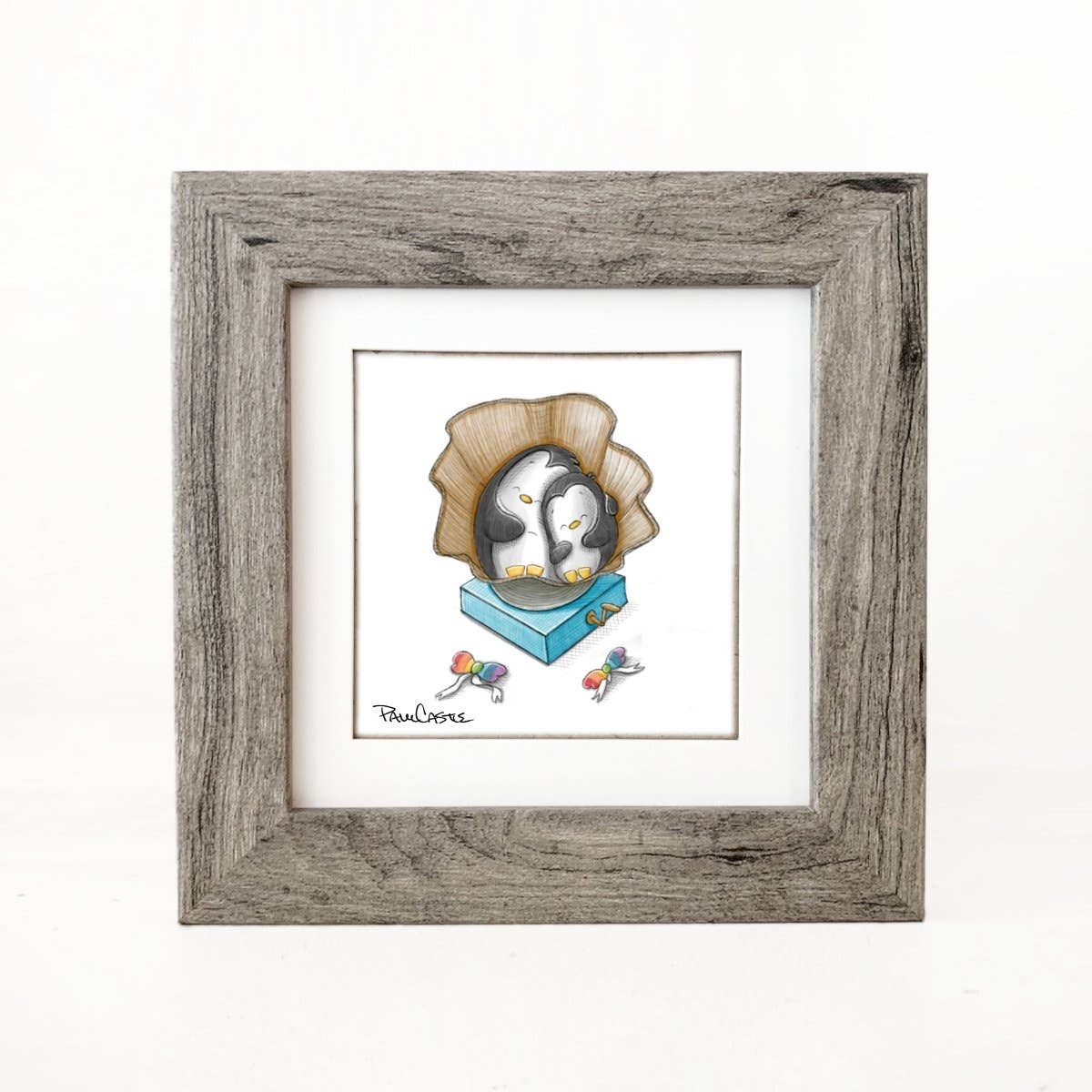 Paul Castle Studio - Wholesale Art Print - Cuddle Puddle - Art Print1