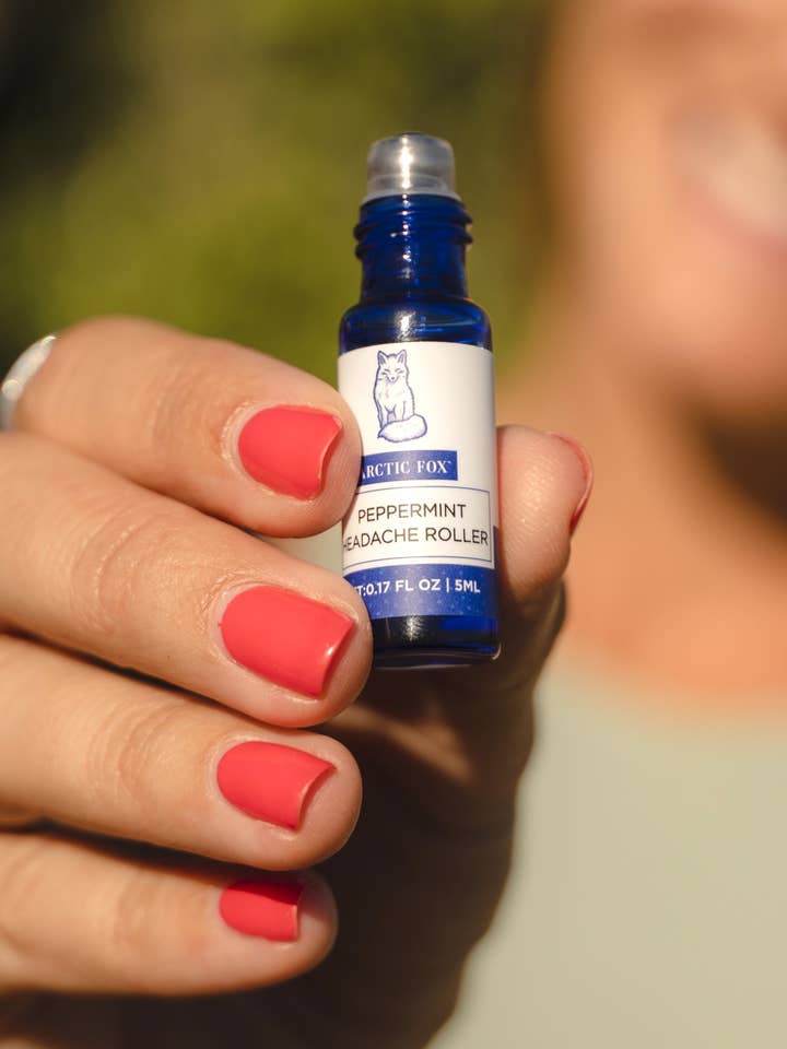 Peppermint Oil Headache Roller for wholesale by Arctic Fox Wellness