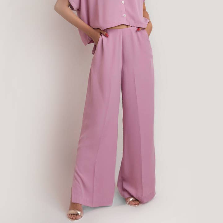 Purple Pants for wholesale by Longwayz