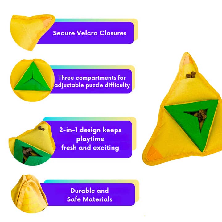 WufWuf - Wholesale Speeltje - Hond - WufWuf 2-in-1 Pyramid Interactive Treat Dispensing Hondenspeelgoed2