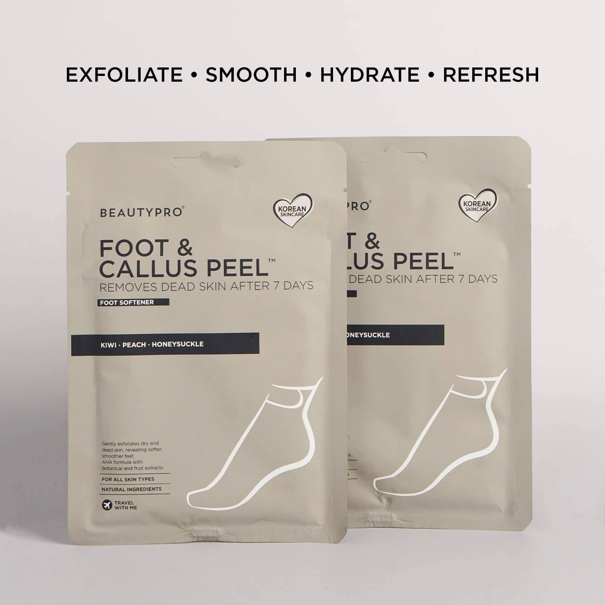 BEAUTYPRO – wholesale Foot mask – FOOT & CALLUS PEEL with over 16 Botanical & Fruit extracts3