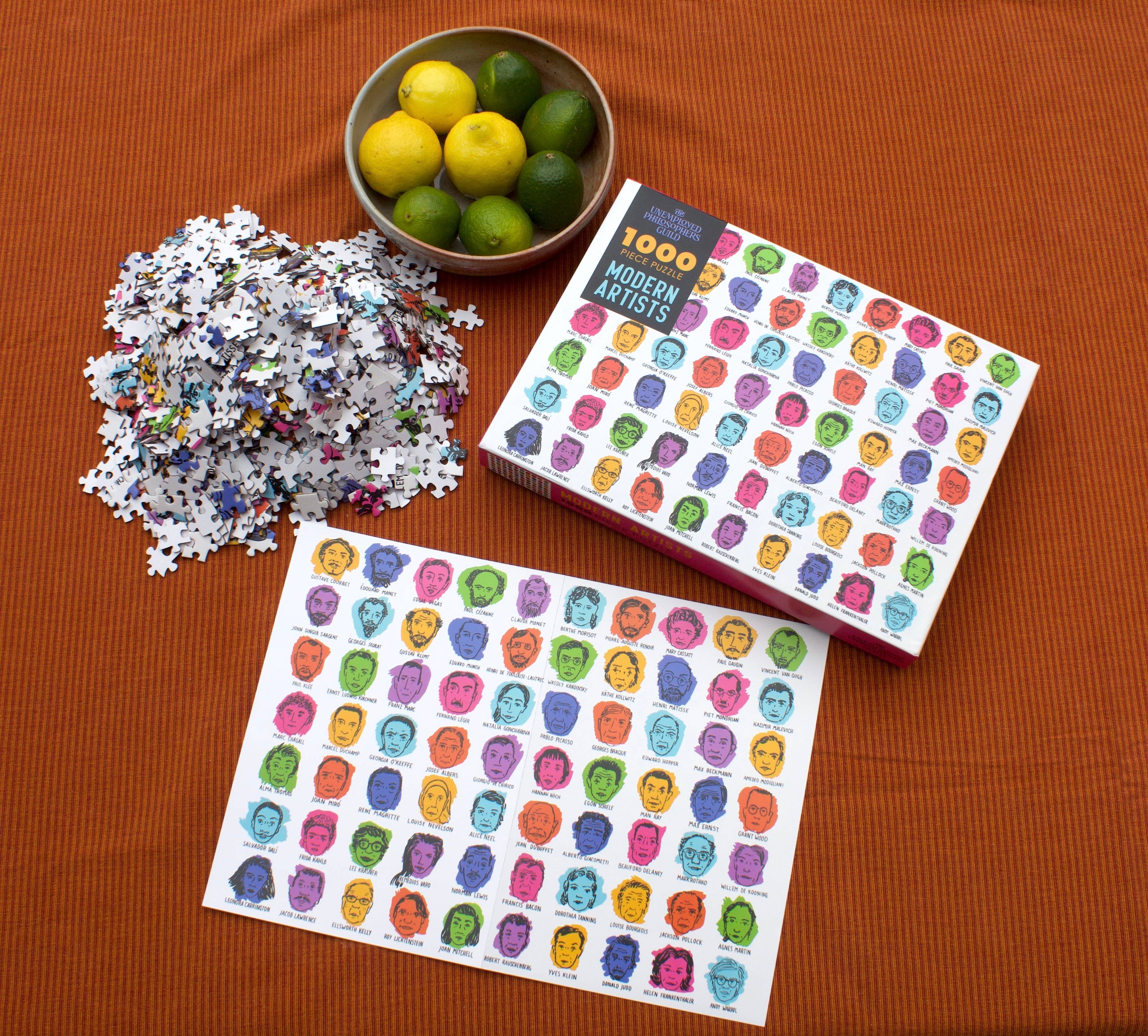 Unemployed Philosophers Guild - Wholesale Puzzle - Adult - Modern Artists Puzzle2