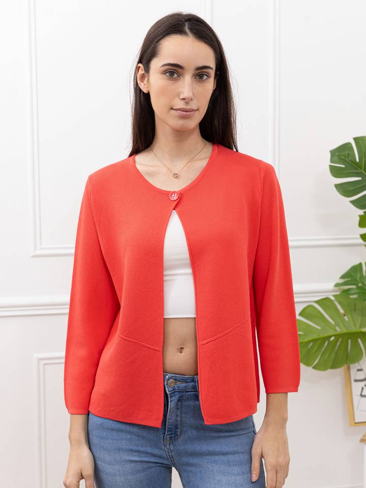 Happy look – wholesale Cardigan – Women’s – Fine knit cardigan1