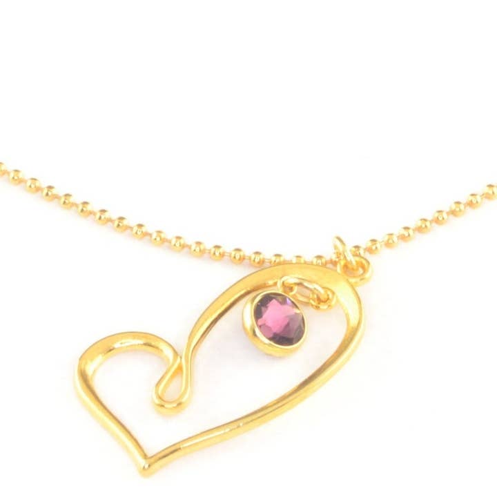 Auckland Birthstone Necklace for wholesale by CozyDetailz