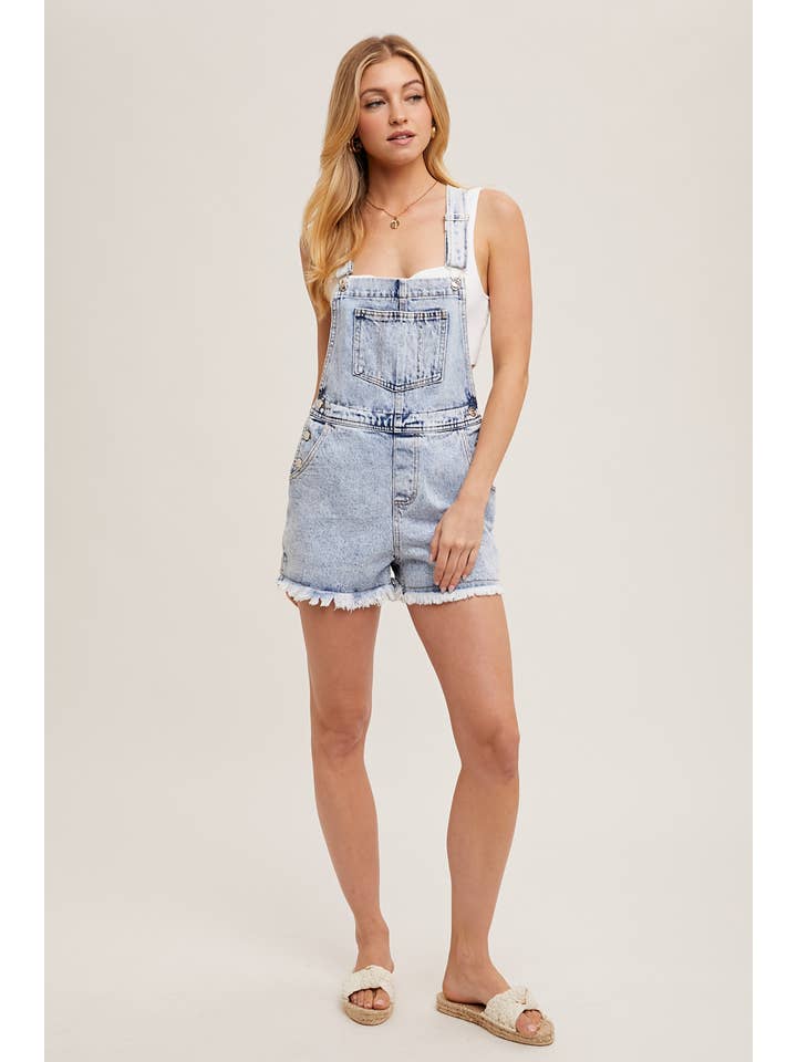Bluivy - Wholesale Overalls - Women's - RAW HEM DENIM OVERALLS19