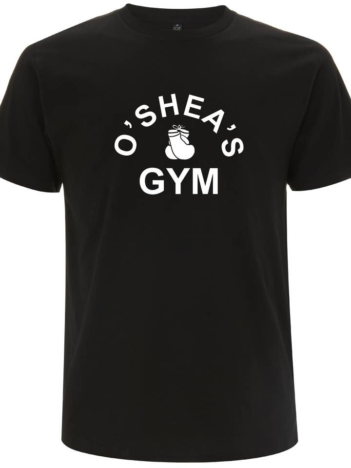 O'Shea's Gym - Runde 9 Handsker Sort T-shirt for engroshandel hos Slang Clothing
