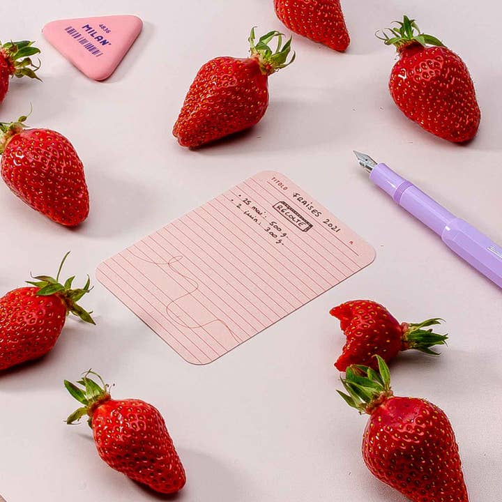 Foglietto - Wholesale Stationery/Notecard Set - Deck of A7 single-colored memo cards7