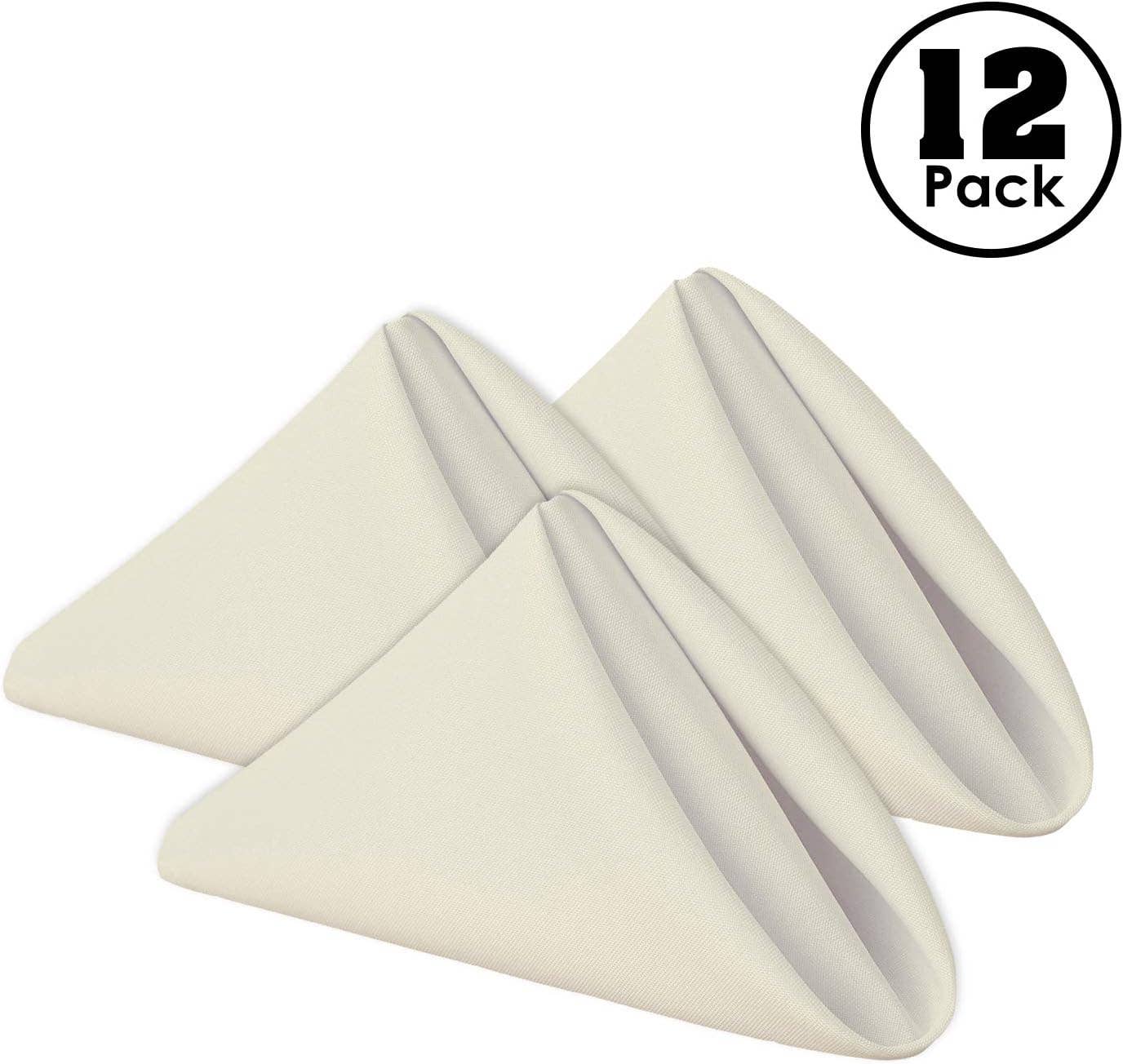 Gee Di Moda - Wholesale Dinner & Cloth Napkin - Heavy Duty Washable Polyester Cloth Napkins - 17x17 inch45