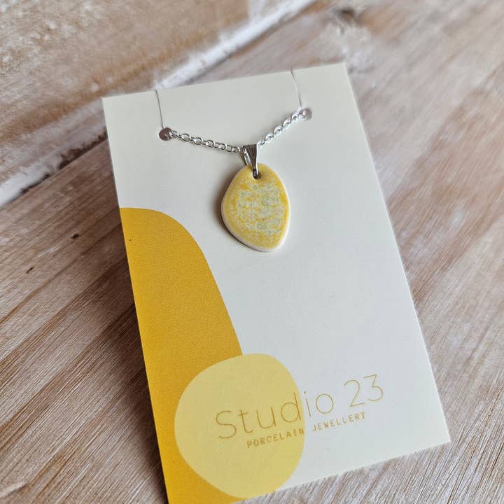 Studio 23 Ceramics – wholesale Pendant/charm necklace – NEW DESIGN Pendant Pebble