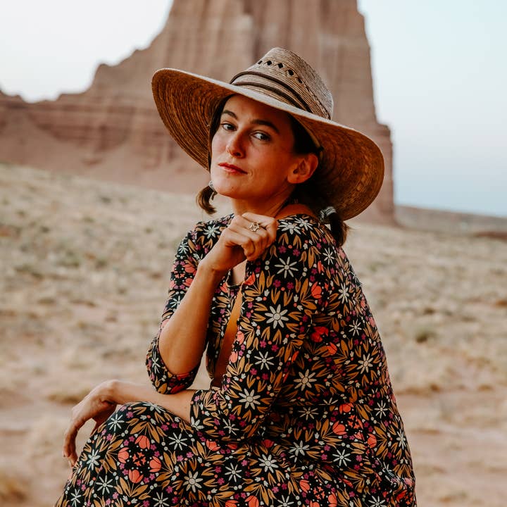 Tula - Wholesale Straw Hat - Women's - Gardener Lattice3