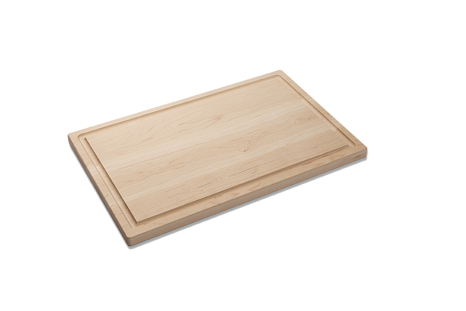 Wood Hill Boards Inc - Vente Planche à découper - Maple - G17 - Grande planche à découper avec rainure à jus 17"x11"x3/4"1
