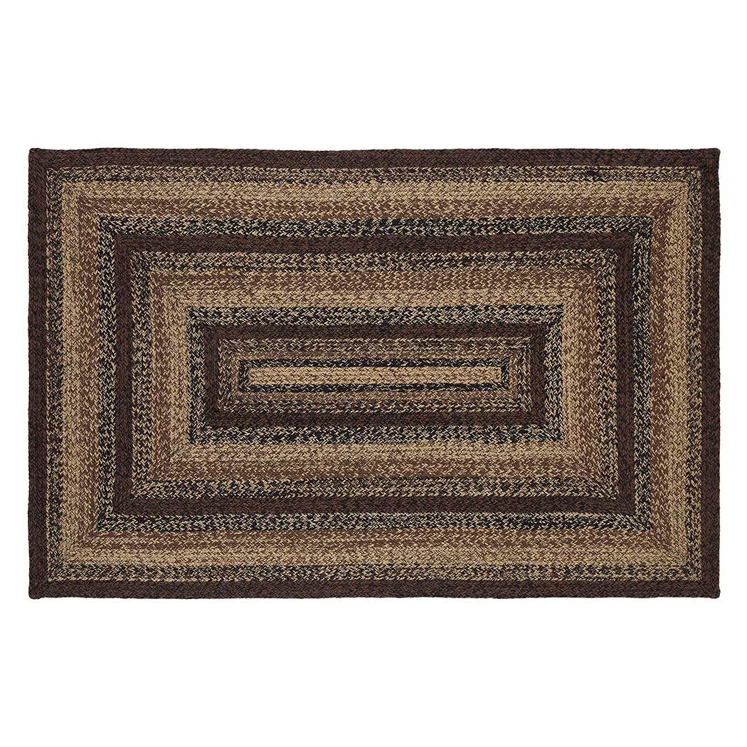 IHF HOME DECOR/IHF RUGS - Wholesale Area Rug - Cappuccino Braided Jute Area Rug & Table top BR-201

4