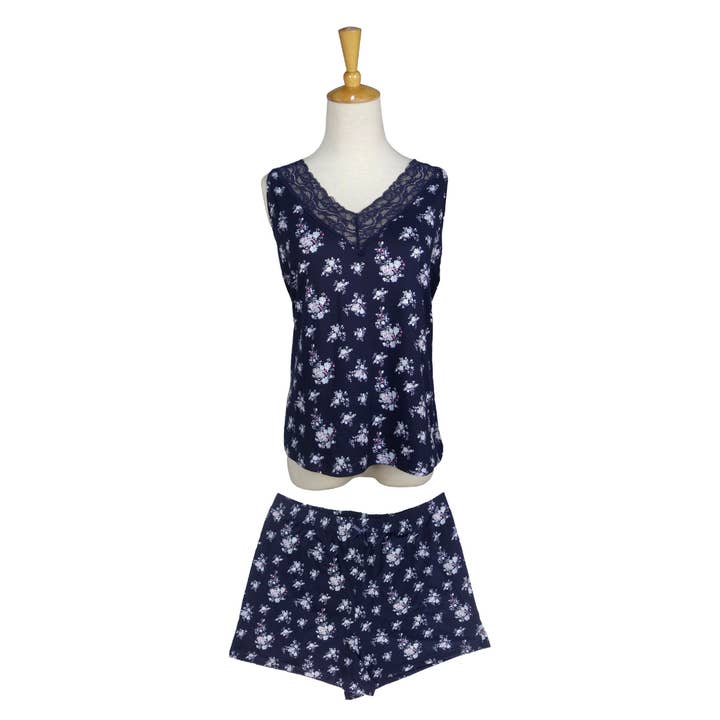 Lace Short Set - Navy & Blue for wholesale by Opportunities