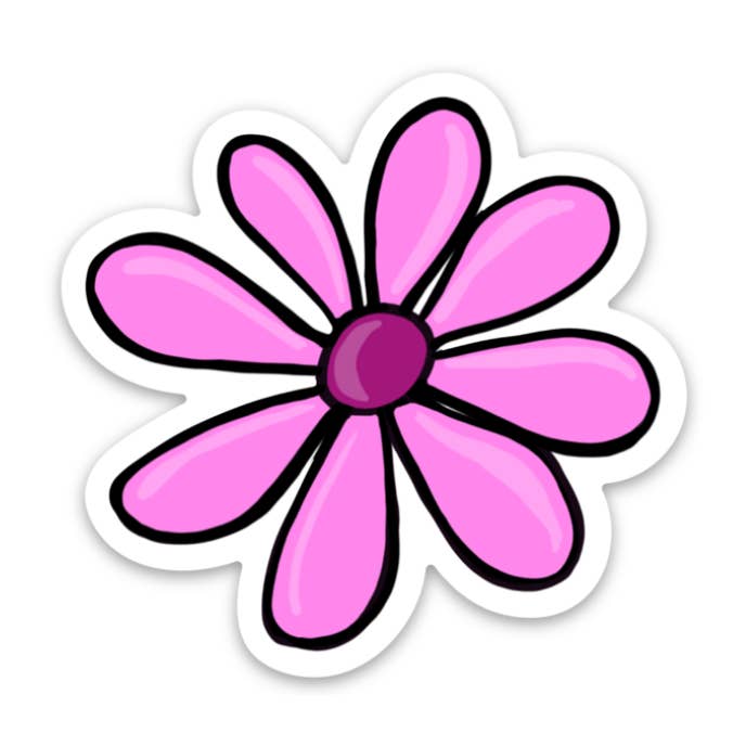 Pink Flower - Sticker for wholesale by Kevin & Kaia