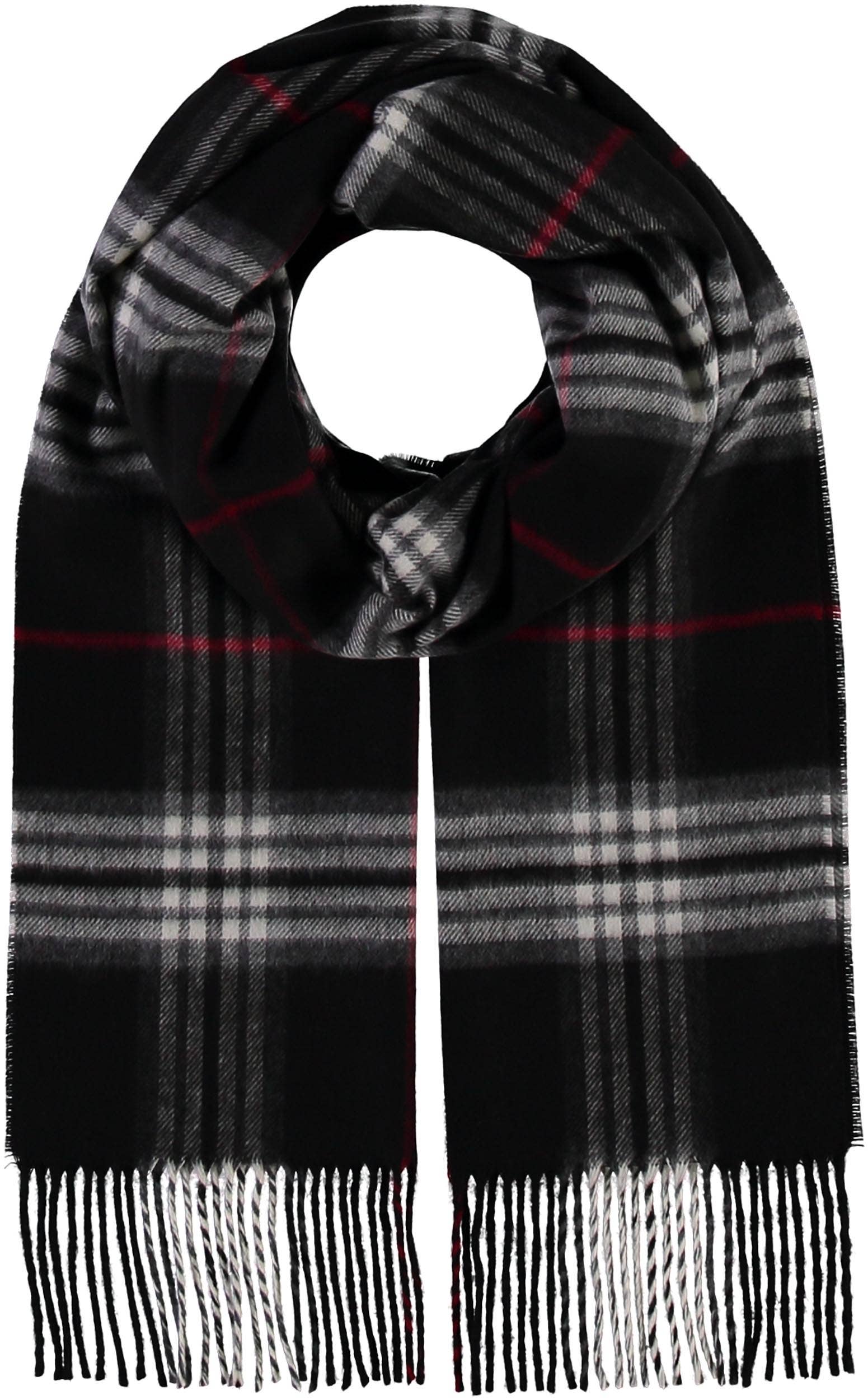 FRAAS - The Scarf Company - Wholesale Scarf - Women's - FRAAS Plaid Cashmink® Scarf - Carbon-Neutral Production14