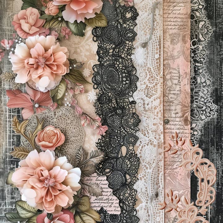 Ninnys Napkins - Wholesale Craft Supplies - Special Order - Ninny's Decoupage Rice Paper - Seamstress VIII