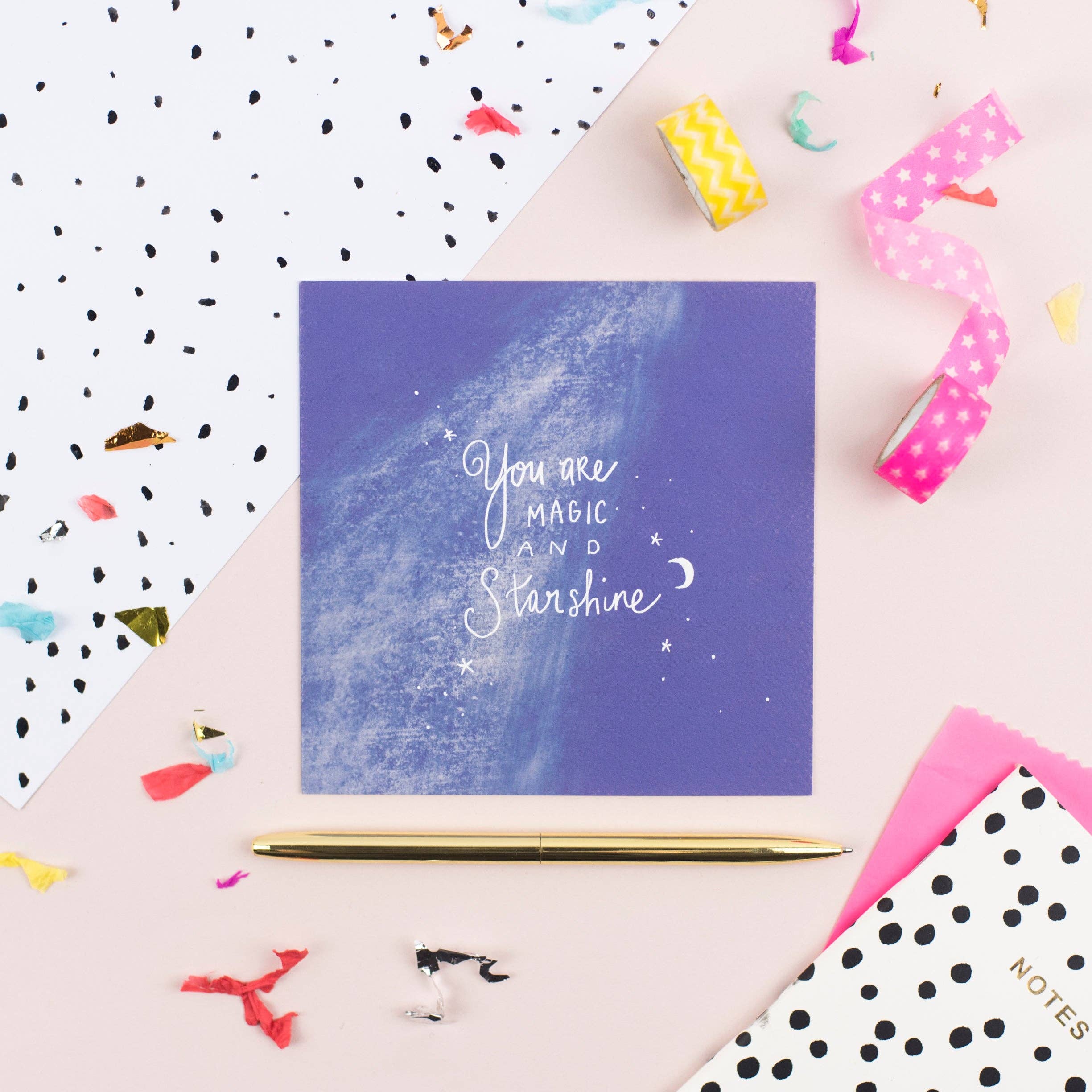 Pickled Pom Pom - Wholesale Everyday Greeting Card - YOU ARE MAGIC AND STARSHINE Greeting Card0