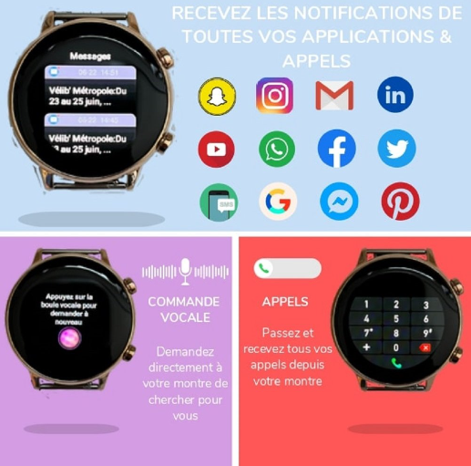 Gabriel Rivaz - Wholesale Wrist Watch - Women's - Mini sparkle smartwatch3