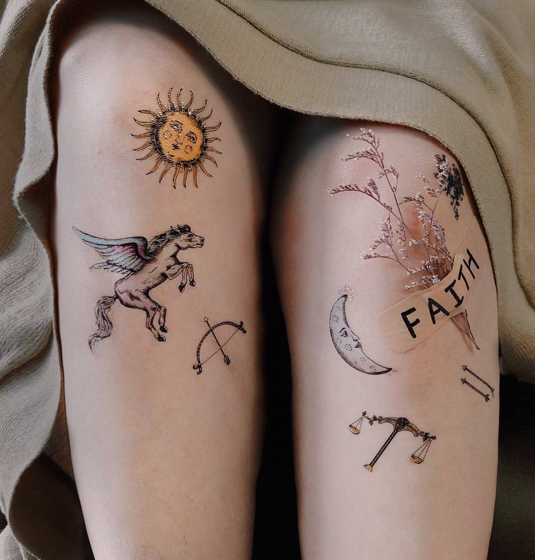 PAPERSELF - Wholesale Temporary Tattoo - Mythology Temporary Tattoos Stickers8