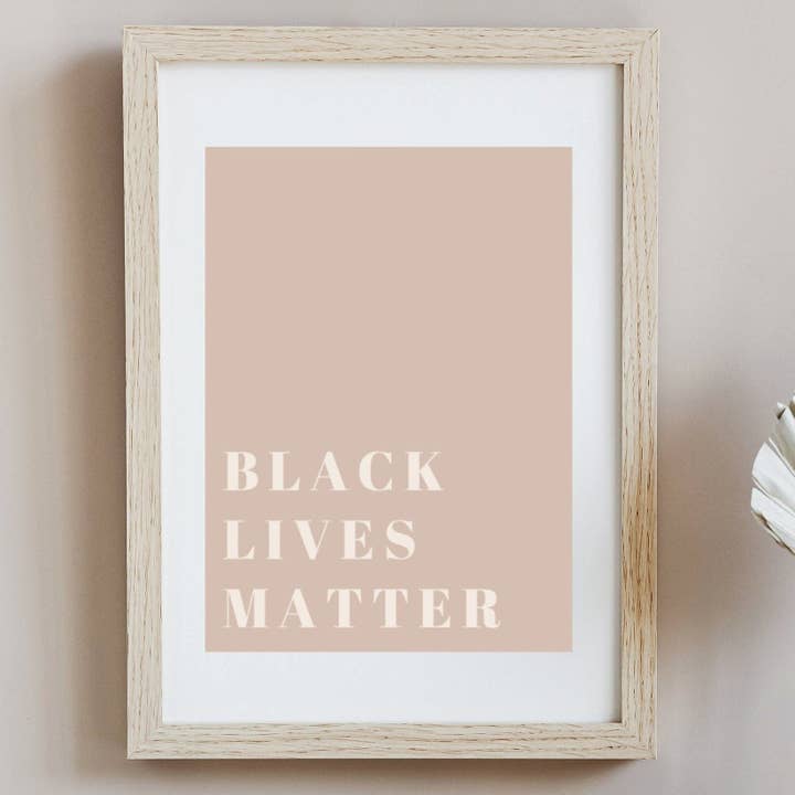 Black Lives Matter Art Print voor wholesale door Terra Soleil