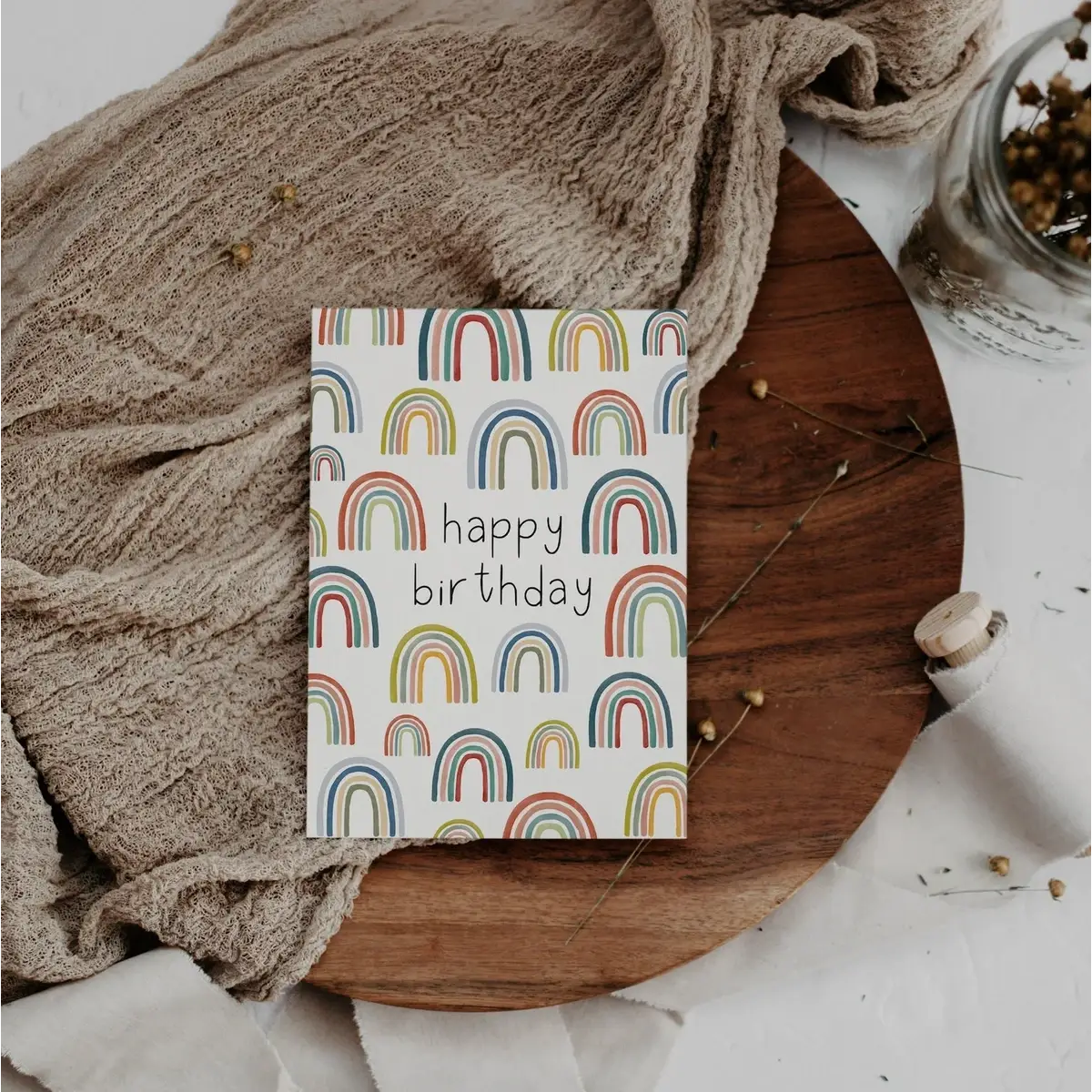 Tilda&Theo – Engroshandel Fødselsdagskort – Fødselsdagskort - regnbue1