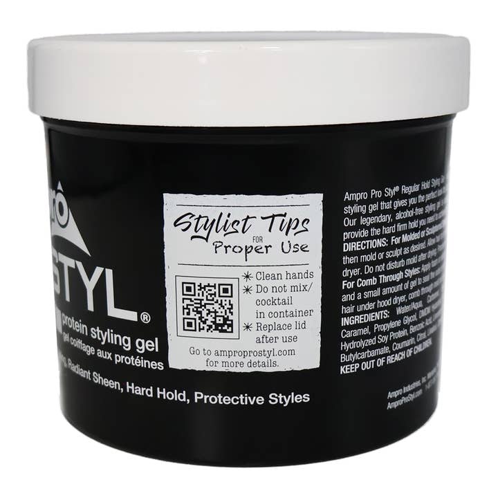KT Supply - Wholesale Hair Styling Gel/Mousse - Ampro Pro Styl Regular Hold Protein Styling Gel, 32 Oz3