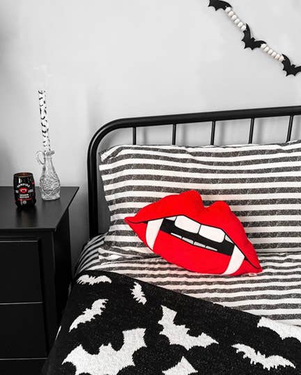 MaterialJill - Wholesale Throw/Decorative Pillow - 12" Fang Plush Pillow, Halloween & Valentine's Decor4