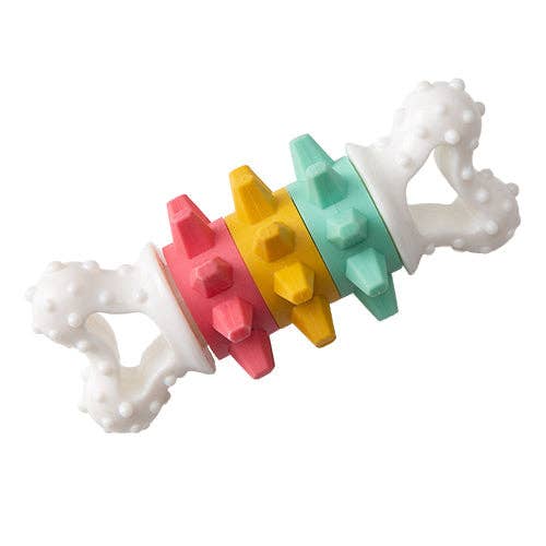 SnugArooz – wholesale Tuggleksak för hund - Hund – Twist & Shake Nylon Brusigt Ben1