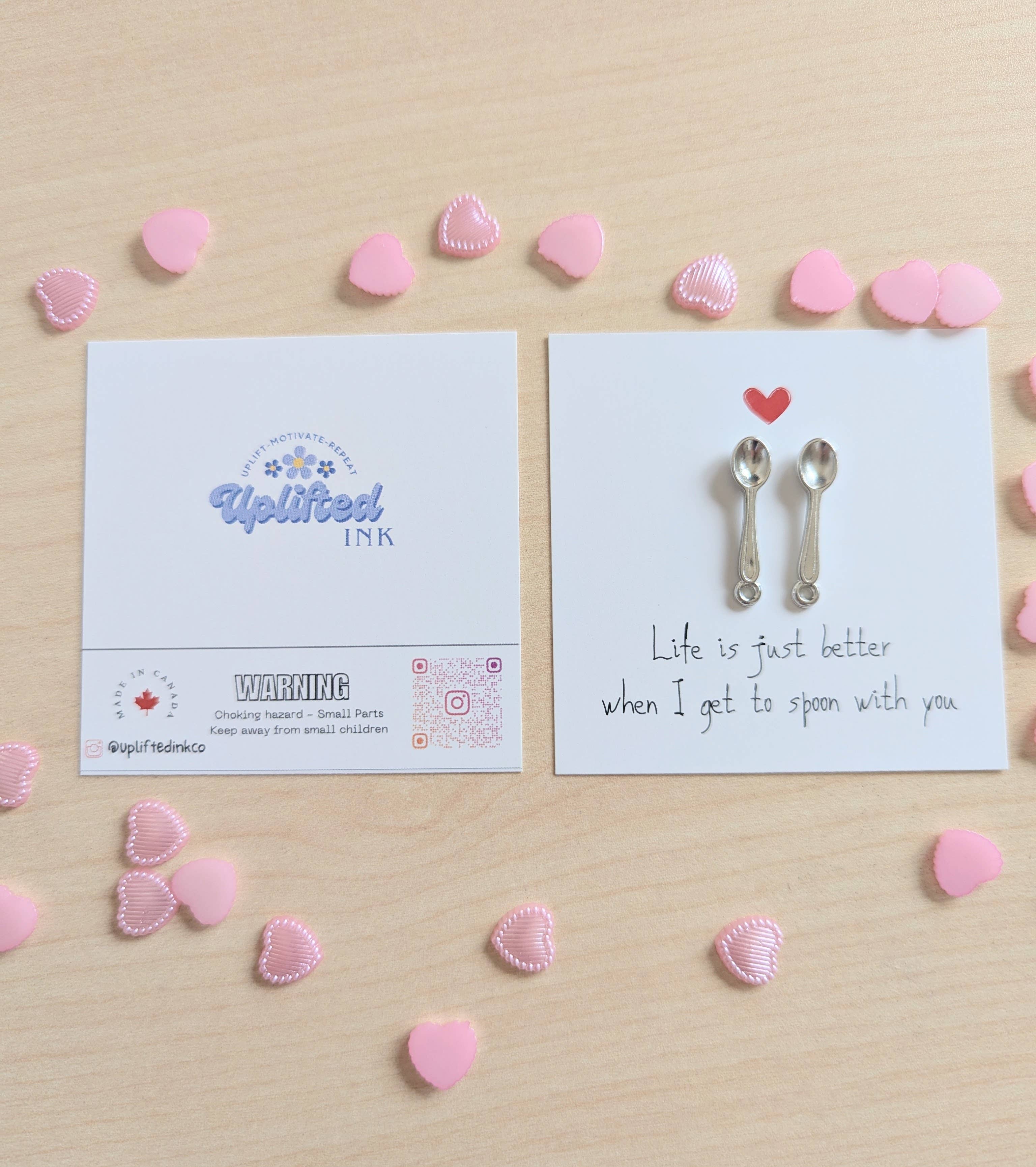 Uplifted Ink - Wholesale Love Card - Cute Love Card – Life Is Better When I Get to Spoon with You2